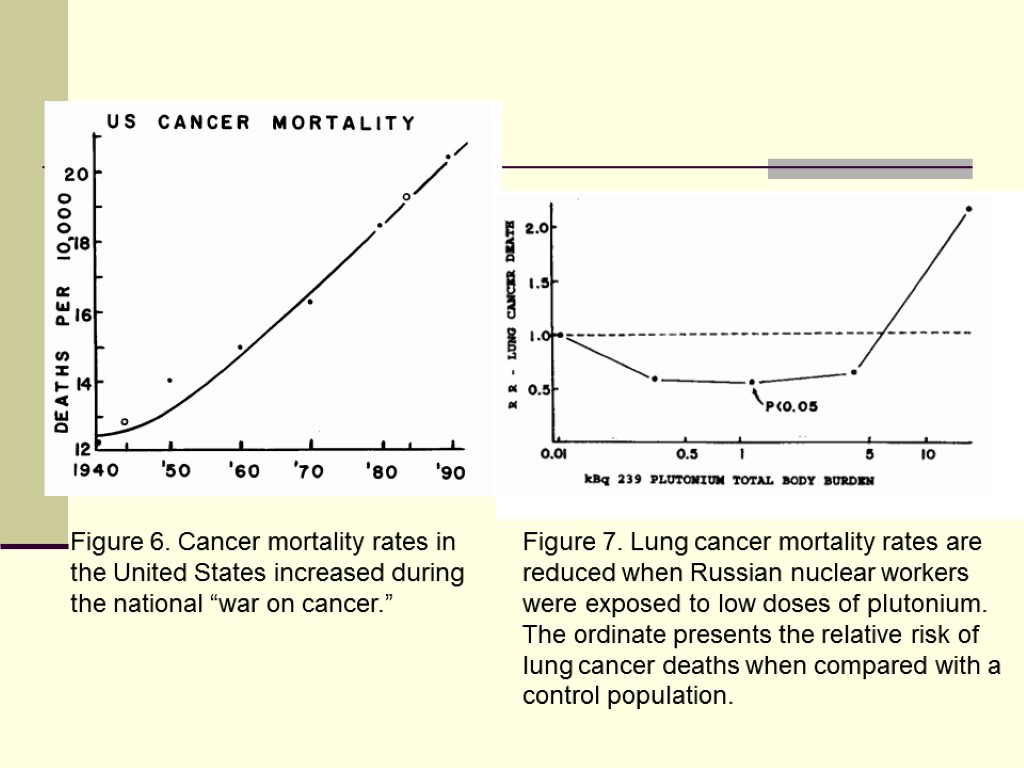 Figure 6. Cancer mortality rates in the United States increased during the national “war